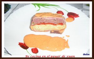 Pastel De Carne - Tortilla Con Salsa De Piquillos
