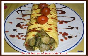 Tortilla Rellena De Verduras
