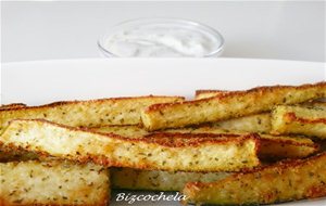 Palitos De Calabacín Con Parmesano Al Horno
