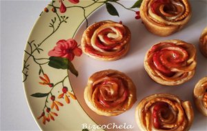 Rosas De Hojaldre Y Manzana
