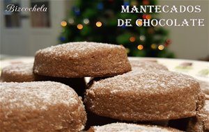 Mantecados De Chocolate
