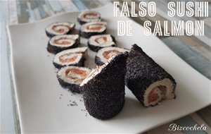 Falso Sushi De Salmón
