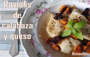 Raviolis De Calabaza Y Queso
