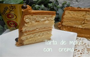 Tarta De Moka Con Crema
