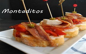 Montaditos De Anchoas
