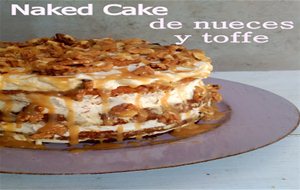 Naked Cake De Nueces Y Toffe
