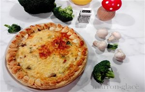 Quiché De Salmón Con Brócoli
