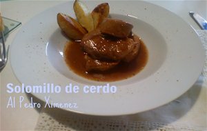 Medallones De Cerdo Al Pedro Ximenez
