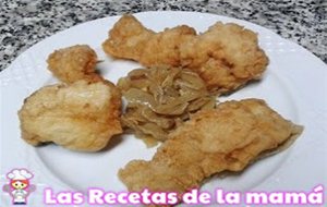 Receta De Bacalao Rebozado Con Cebolla Frita
