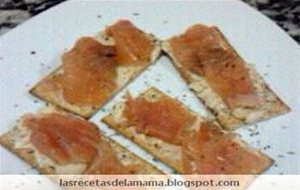 Receta De Canapés De Queso Y Salmón
