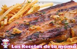 Receta De Churrasco Al Ajillo Con Patatas
