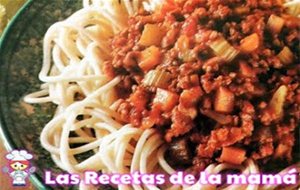 Receta De Espaguetis Al Ragú
