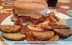 Receta De Hamburguesa Completa Con Patatas Deluxe Caseras
