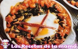 Receta De Huevos Al Horno Con Espinacas

