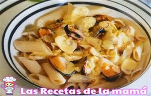 Receta De Macarrones Con Mejillones Al Azafrán
