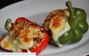 Receta De Pimientos Gratinados A Los Tres Quesos
