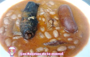 Receta De Alubias Pintas Con Chorizo Y Morcilla
