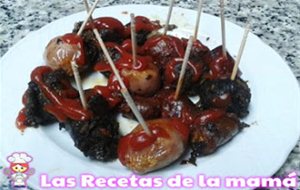 Receta De Aperitivo De Longaniza, Morcilla Y Güeña
