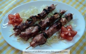 Receta De Brochetas De Pollo
