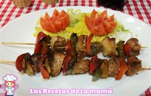 Receta De Brochetas De Solomillo De Cerdo Iberico Adobado
