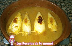 Receta De Calamares Rellenos En Salsa
