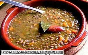 Receta De Sopa De Lentejas Y Beicon
