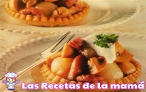 Receta De Cestitas De Champiñones
