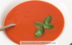 Sopa De Tomate Y Sandía

