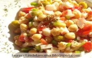 Receta De Ensalada De Garbanzos
