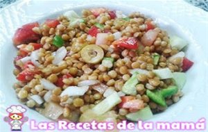 Receta De Ensalada De Lentejas
