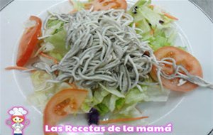 Receta De Ensalada Con Gulas Al Ajillo
