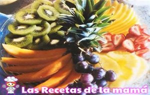 Receta De Fruta Fresca Con Zumo De La Pasión
