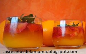 Receta De Fresones Con Zumo De Naranja
