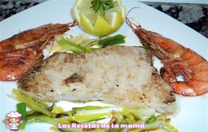 Receta De Atún Con Ajos Tiernos Y Gambones
