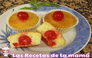 Receta De Magdalenas De Cerezas
