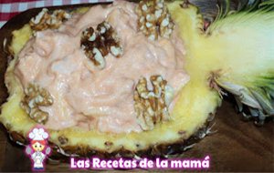 Receta De Piña Rellena
