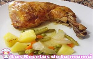 Receta De Pollo Al Horno Con Verduras
