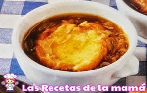 Receta De Sopa De Cebolla
