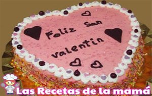 Receta De Tarta De Crema De Coco Con Bizcocho De Almendra San Valentín
