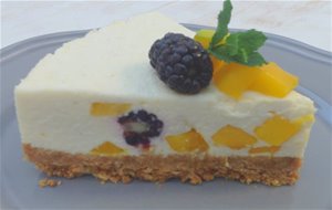 Cheesecake De Mango Y Moras (sin Horno)
