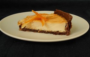 Flan De Naranja Y Chocolate
