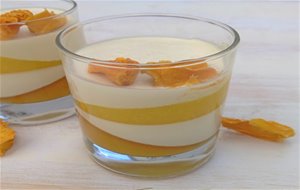 Panna Cotta De Mango Y Piña
