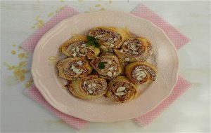 Rollitos De Manzana, Almendra Y Speculoos
