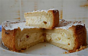 Torta Dolce Di Formaggio (tarta De Queso)
