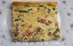 Quiché De Menestra Y Jamón
