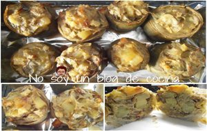 Alcachofas Rellenas De Tortilla De Patatas
