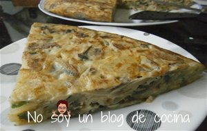 Tortilla De Patatatas Y Champiñones
