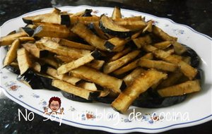 Bastones De Berenjena Fritos
