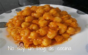 Garbanzos Con Tomate Y Sobrasada
