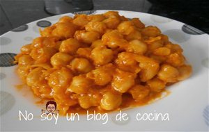 Garbanzos Con Tomate Y Sobrasada
